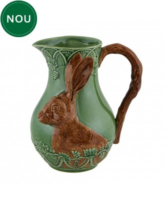 Carafa ceramica, 1850 ml, Hare Bosque - Bordallo Pinheiro